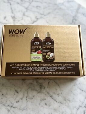 WOW Skin Science Hair Care Box Set Apple cider Vinegar & Coconut Avocado Oil